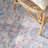 Machine Washable Oriental Blue/Red Area Rug-880018754
