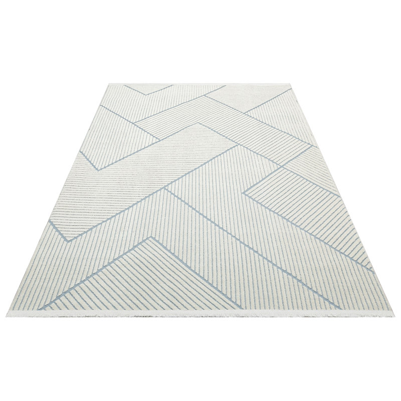 Lilia Geometric Indoor / Outdoor Area Rug, Rectangle 190 x 290cm