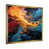 Impression dorée sur toile encadrée