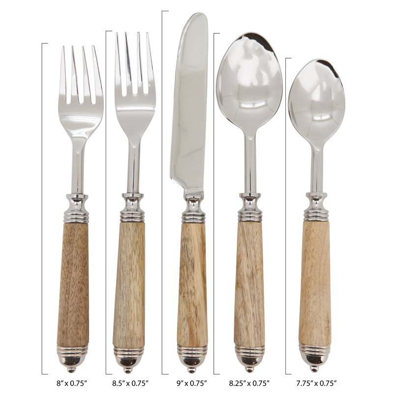 Ensemble de couverts 5 pièces, service pour 1 personne