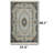 Palace Bloom Light Blue Area Rug