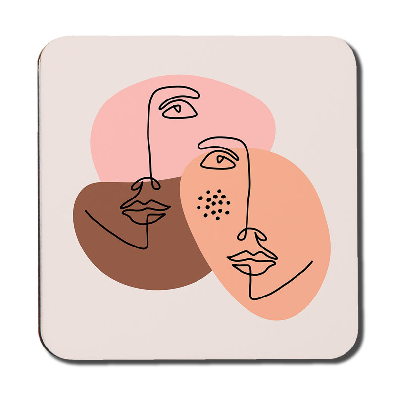 Dragna Square 6 Piece Coaster Set