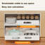 Kitchen Telescopic Drawer, Extendable Drawer For Cabinet, Carbon Steel Kitchen Storage Shelf Basket Drawer, Slide Out Organiser For Cupboard Home Office Cabinet-1397025468
