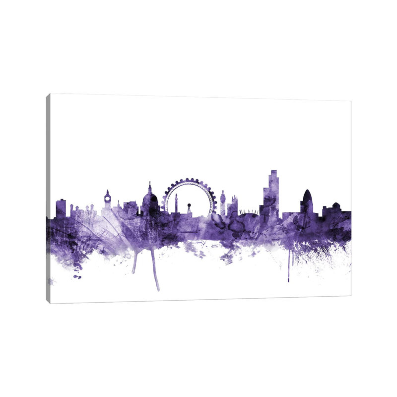 London, England Skyline II by Michael Tompsett - Wrapped Canvas Gallery-Wrapped Canvas Giclée