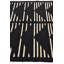 Tapis noir et blanc Noor
