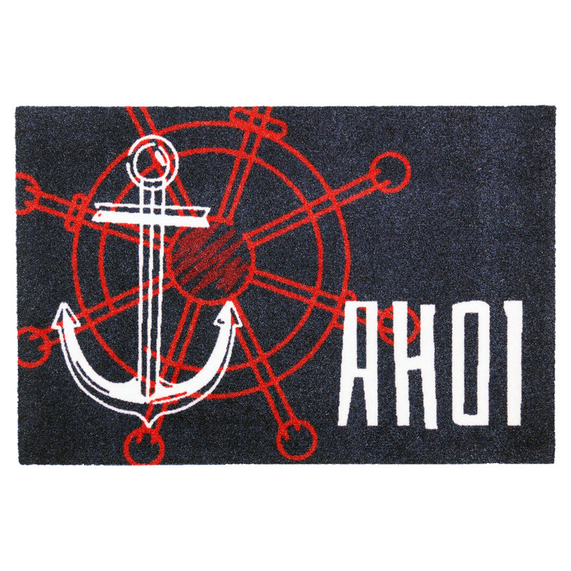 Ahoi Doormat - Bedruckte Fußmatte Maritim 50 x 70 cm