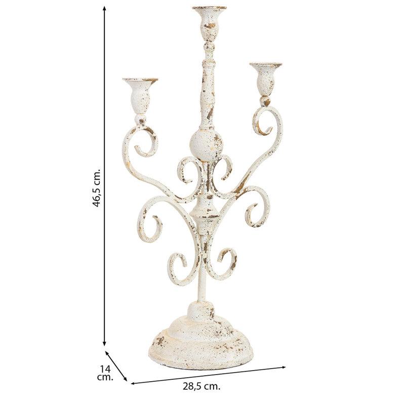 Metal Tabletop Candelabra
