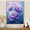 Mauve, pivoines, pétales d'élégance II - pivoines, art mural sur toile