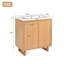 Ensemble de meuble-lavabo 30 "avec lavabo