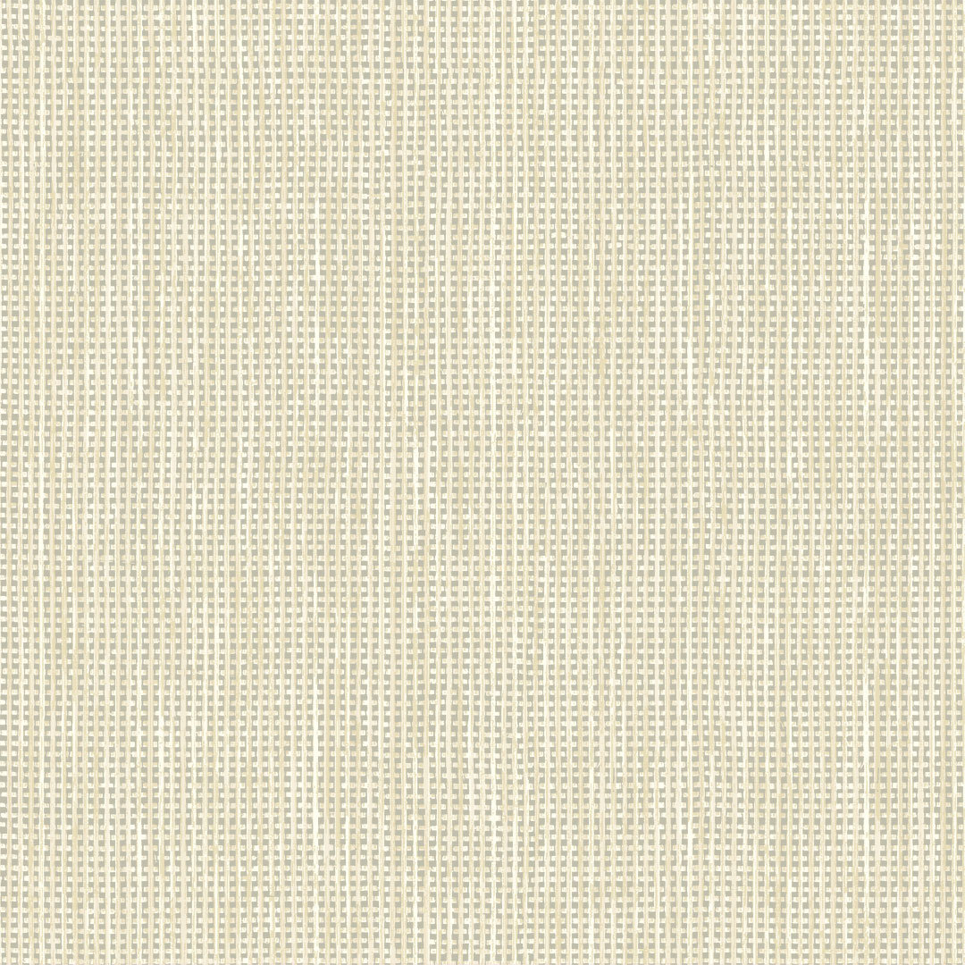 Textured Rattan Self-Adhesive Wallpaper Roll, Beige