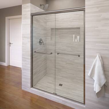 Hinged Transparent Thoughened Glass Shower Cubicle, For Home, Size:  4*5*7Feet