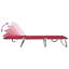 vidaXL Folding Sun Lounger Folding Polyester Outdoor Recliner Garden Chair-147816486