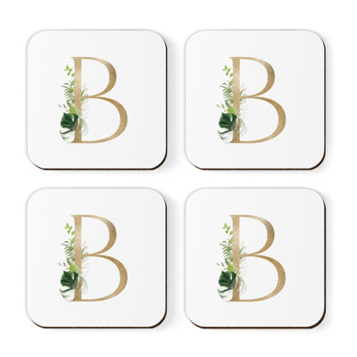 Sous-verre à monogramme Exotic