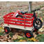 Outdoor Wooden Wagon Cart With Folding Handle-125205149