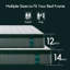 Grand matelas hybride ferme 12 pouces avec mousse viscoélastique et ressorts ensachés individuellement-503066268-503066269