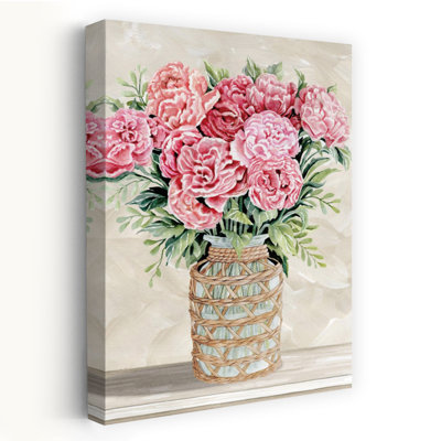 Pivoines roses pour vous, art floral