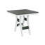 Berlin Gardens Harbor Regular Top With White Base Square Bar Table-526806378-526806386