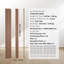 Panneaux de lattes en bois 8 pièces 96 x 6 pouces pour mur moderne-111626072