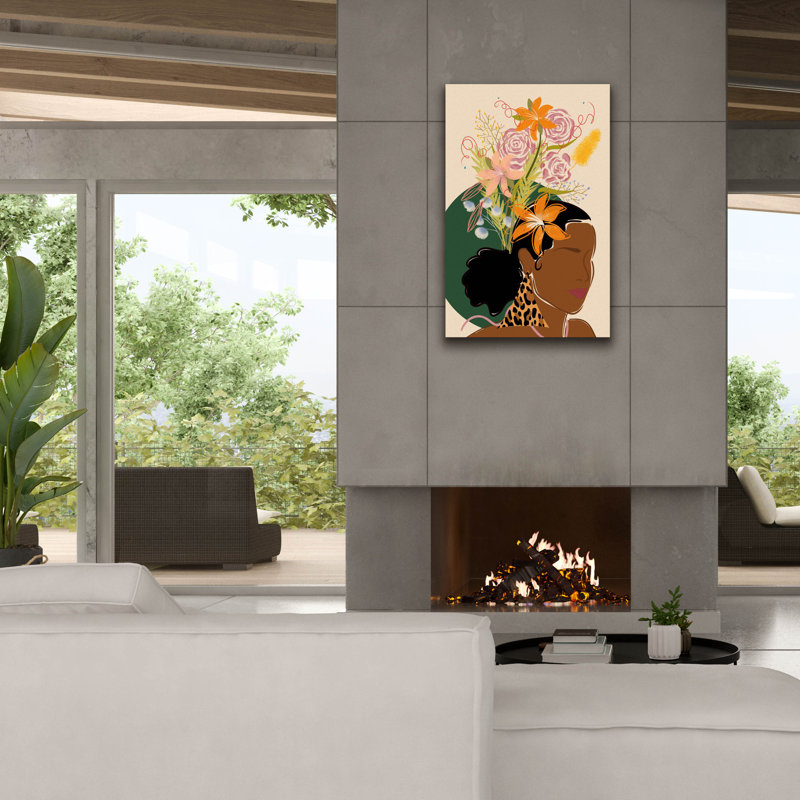  «Leopard Lillies» par Marlee Ash, art mural sur toile, 26 po x 40 po, H 40 po x l 26 po