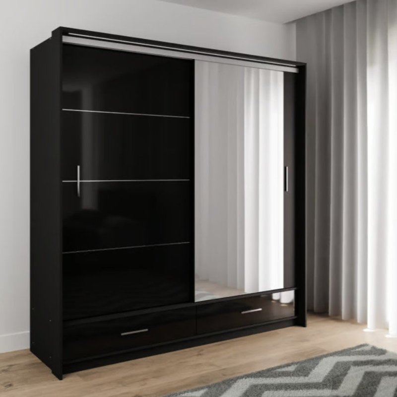 Biddick Wardrobe, Black