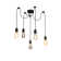 Dreifa 5 - Light Black Cable Cluster Pendant