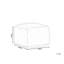 Langara 56cm Wide Square Geometric Pouffe Ottoman