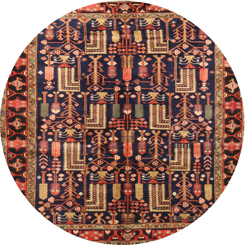 Oriental Indoor Rug, Round 5'