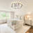 26.77" 6 - Speed Reversible Dimmable LED Ceiling Fan With Remote Control And APP