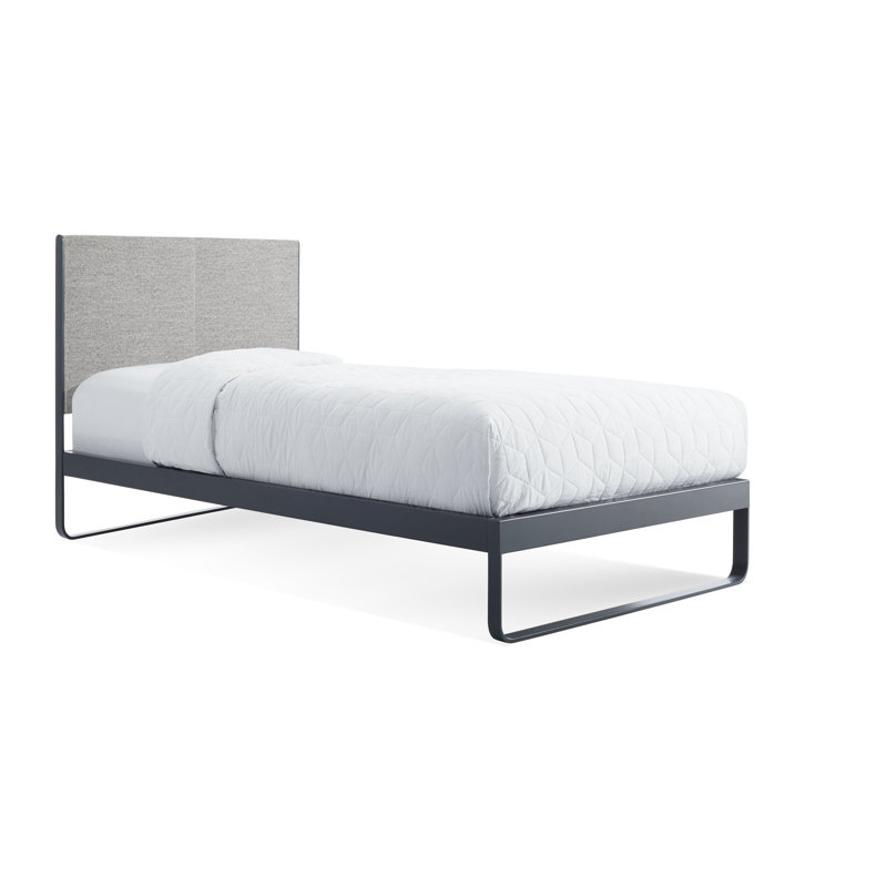 Me Time Upholstered Bed, Full, Tait Charcoal/Slate