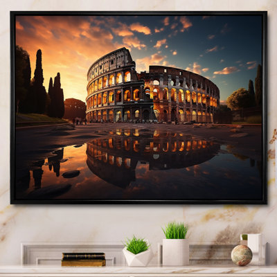 Italy Colosseum Colosseo - Italy Canvas Prints
