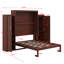 Lit escamotable avec 2 garde-robes et tablette de rangement-977262923-977262933