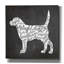 «Dog» par Erin Clark, art mural sur toile-1265886702