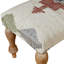 Classic Southwestern Handmade Natural Jute Upholstered Entryway Bench