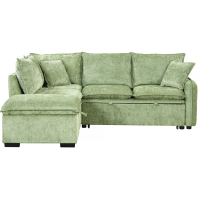 82.67"Convertible Sofa Bed Sectional Sofa Sleeper L-shaped Sofa