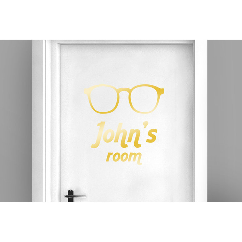 Wall Decal, Shiny Gold