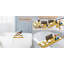 Plateau de baignoire extensible en bambou