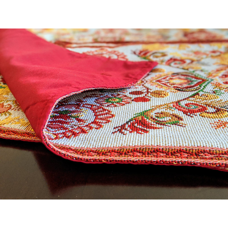 Chemin de table Paisley, L 54 po x l 1 po, Multicolore