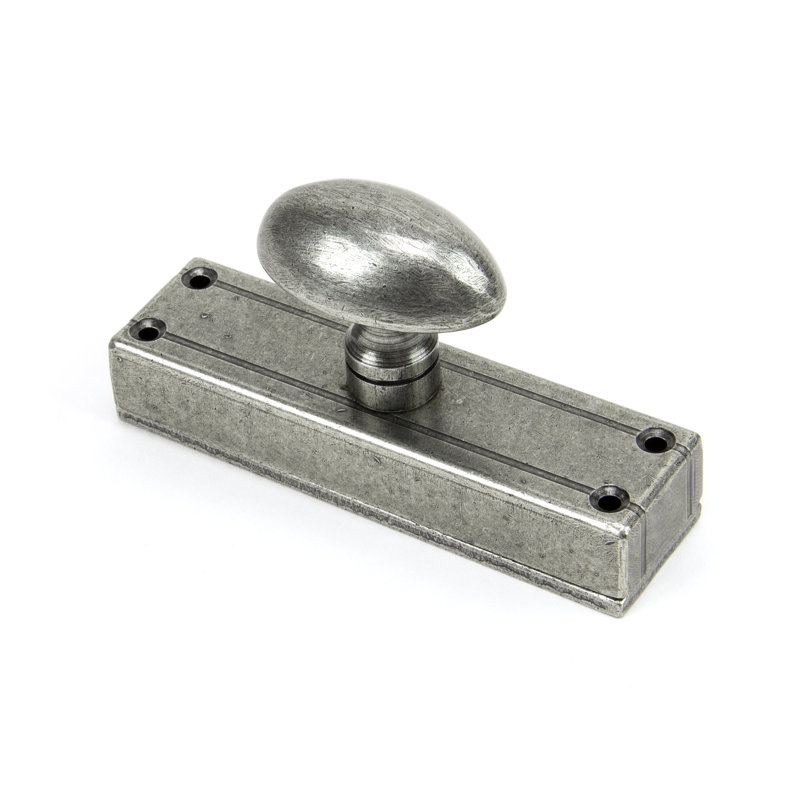 Cremone Pewter Knob for Bolt, Pewter Patina