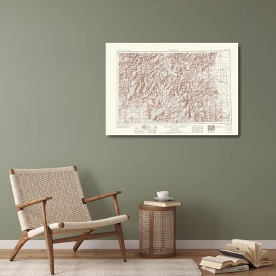 Lark Manor™ USGS Gallery Wrapped Canvas Art Titled: Durango CO Sheet, USGS 1953