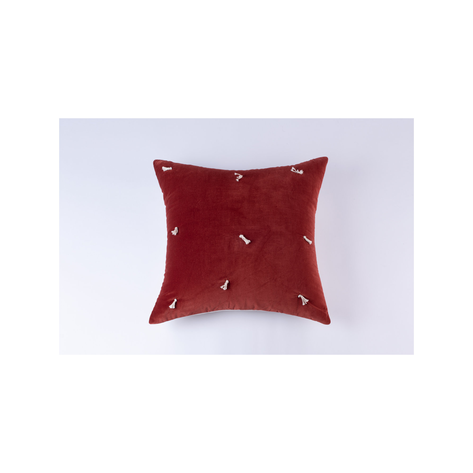 Geoff Cotton Pillow Sham, Euro, Brick
