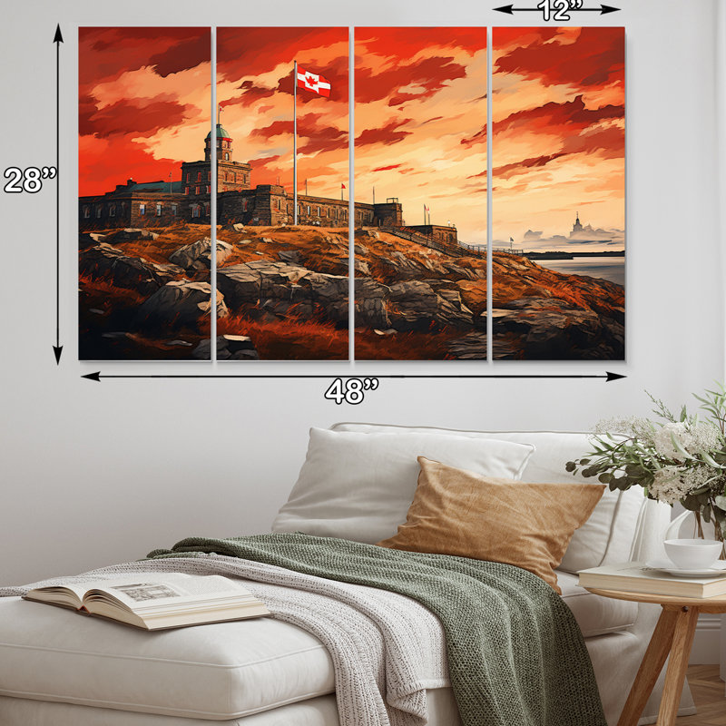 Elige - Canada, reproduction d'art sur toile - 4 panneaux