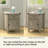 Farmhouse Nightstand With Charging Station-1590022374