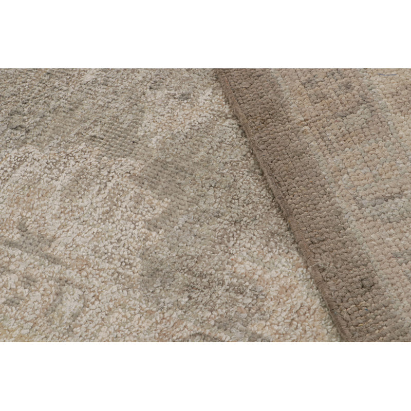 Tapis gris et beige Rug & Kilim’s Oushak