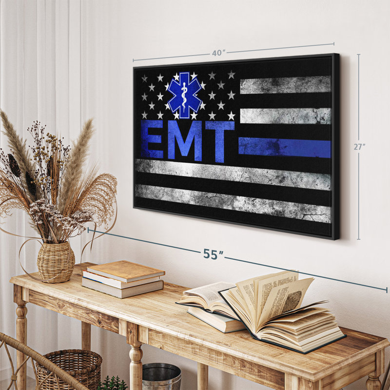 «EMT Flag», H 27 po x l 40 po