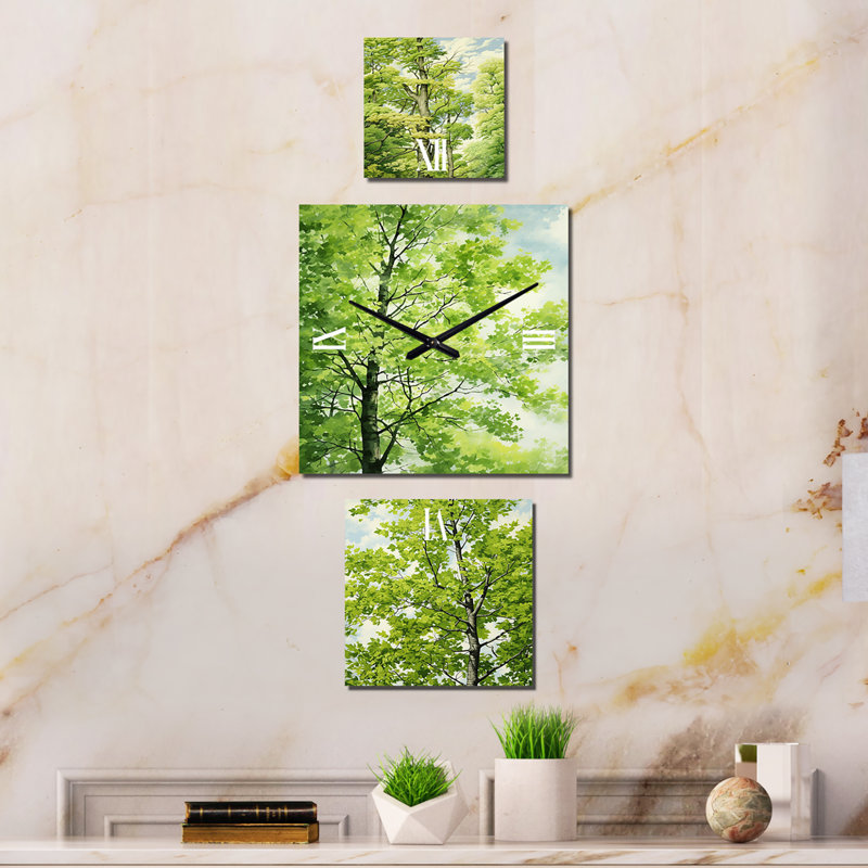 Machael Metal Wall Clock