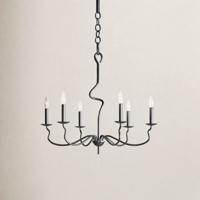 Olivia Iron 6-Light Chandelier