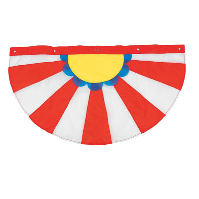 Skakli 7.4 in. H x 5.4 in. W Nylon Birthday Bunting