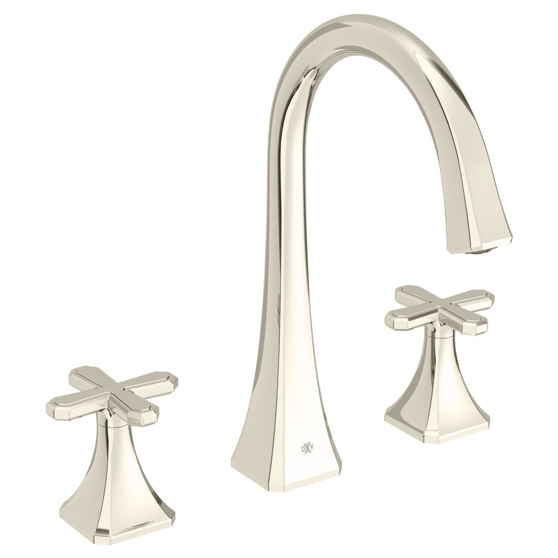 Belshire High Spout Widespread Bathroom Faucet, Platinum Nickel