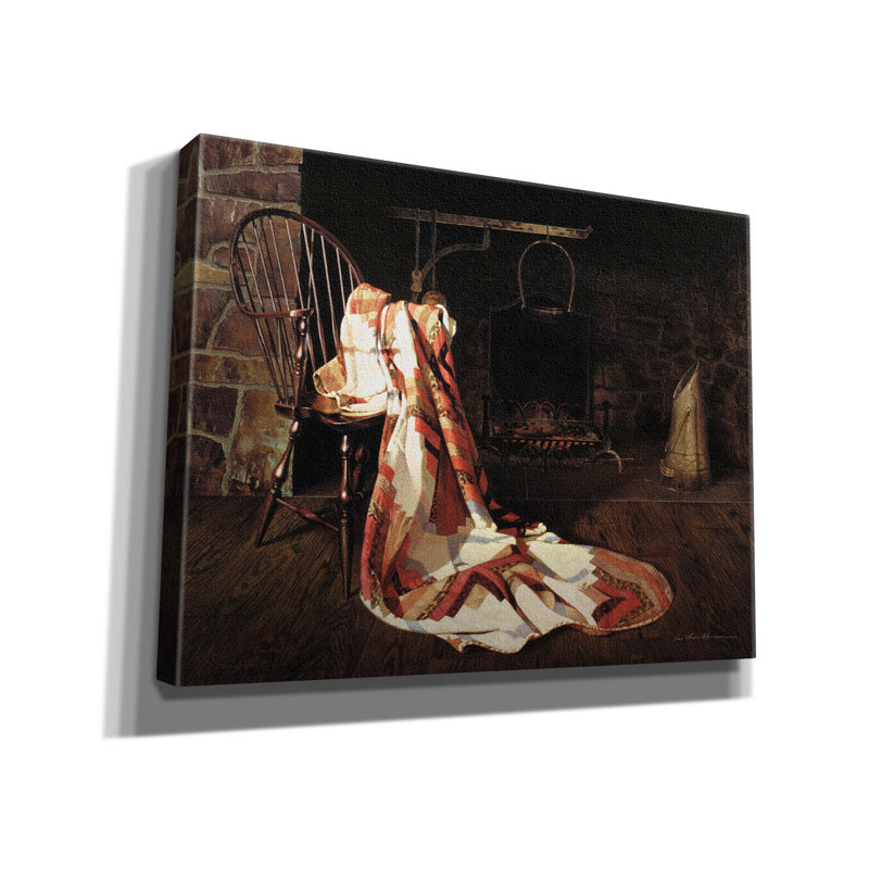 «The Quilt» par Zhen-Huan Lu, art mural sur toile, H 26 po x l 34 po x P 1,5 po