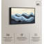 Art Remedy Waverly Framed Blue Abstract 1 Piece Canvas Wall Art 57111-99484285-99484297